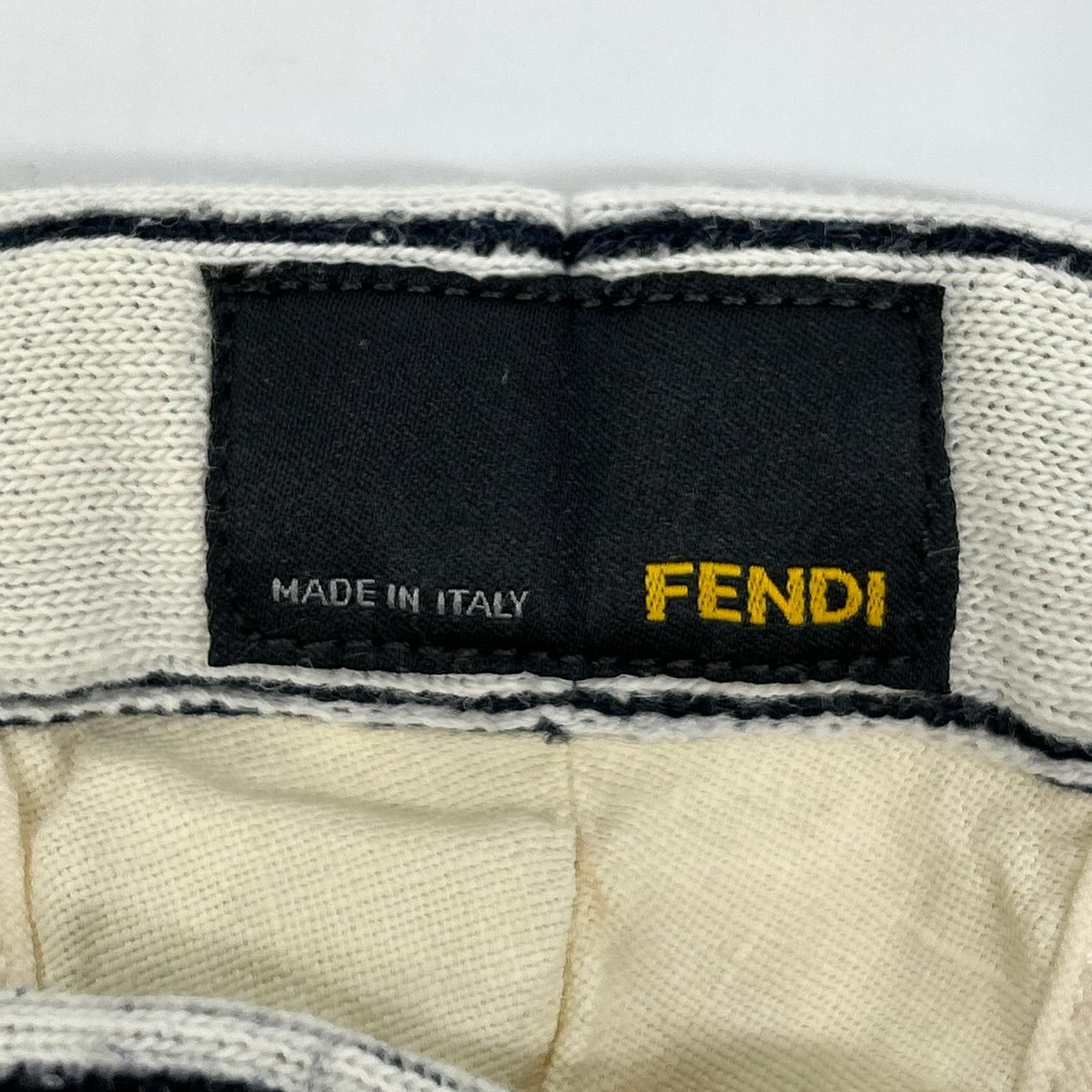 FENDI フェンディ 12年製 アイボリー リネン パンツ 44 - メルカリ