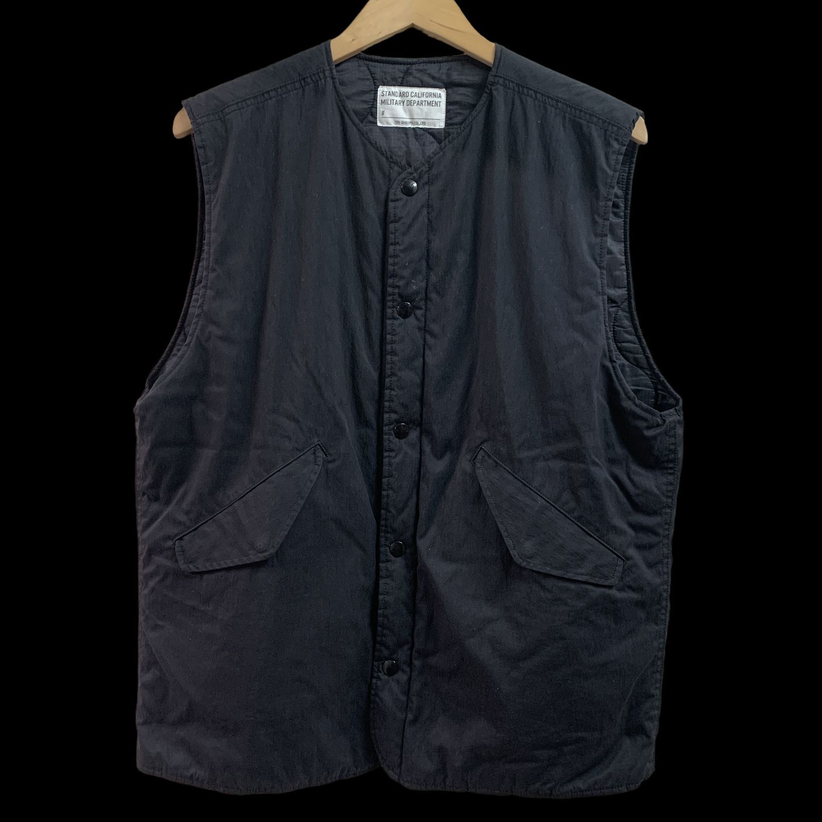 スタンダードカリフォルニア SD Reversible Army Vest L むつ75-062004][併売] STANDARD CALIFORNIA スタンダード