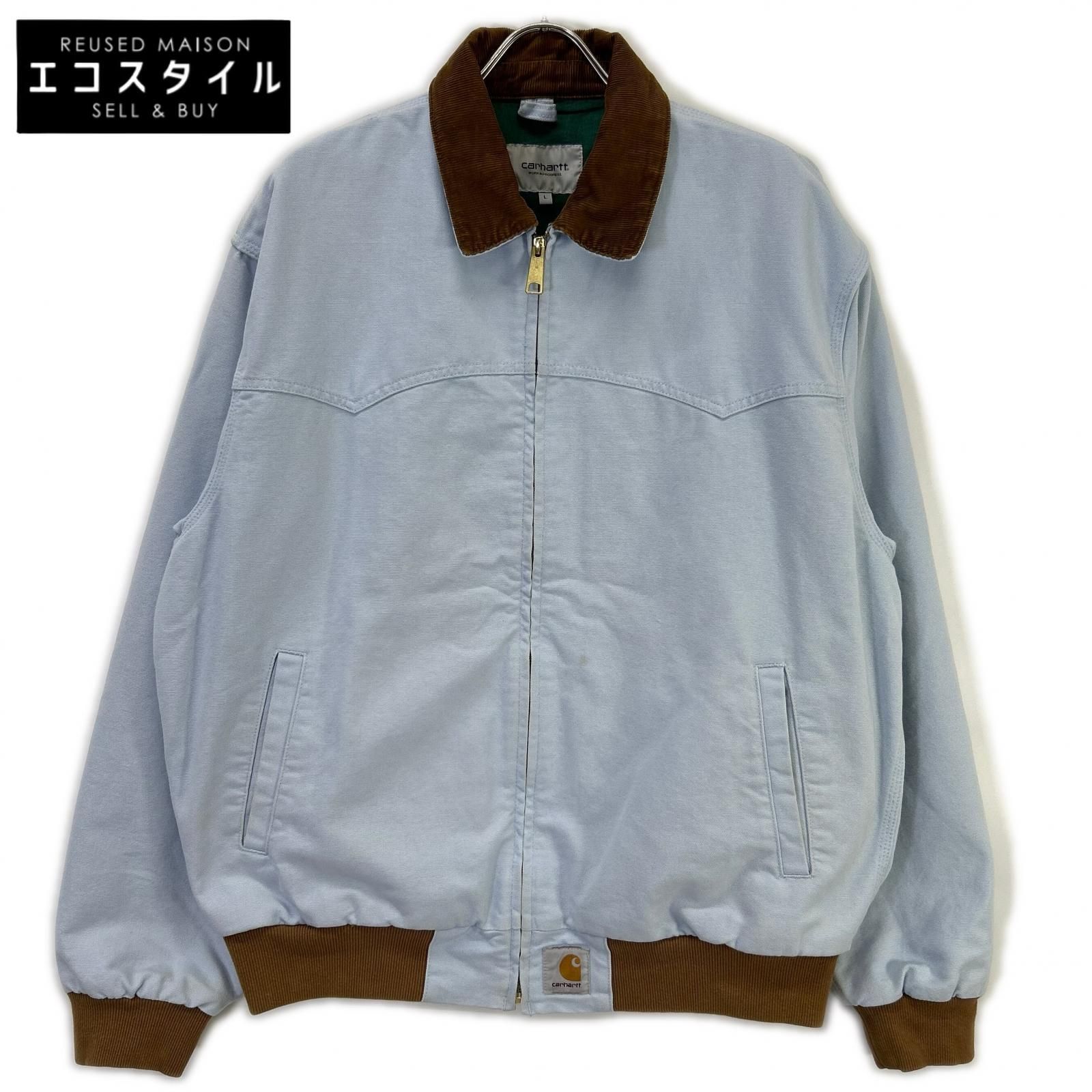 carhartt　カーハート　24SS ライトブルー New Year Edition Santa Fe Jacket Light Blue Unisex 新年限定 サンタフェジャケット ライトブルー ユニセックス　L