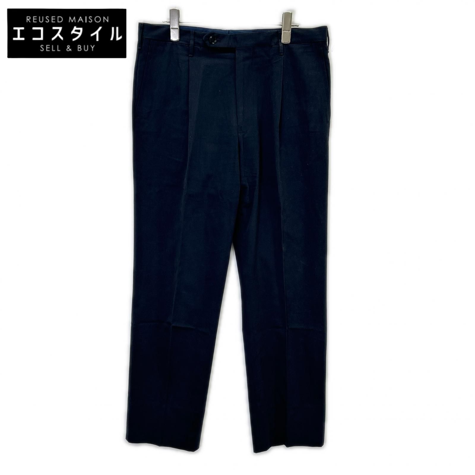 Rota　ロータ　ネイビー コットン テーパードパンツ　48