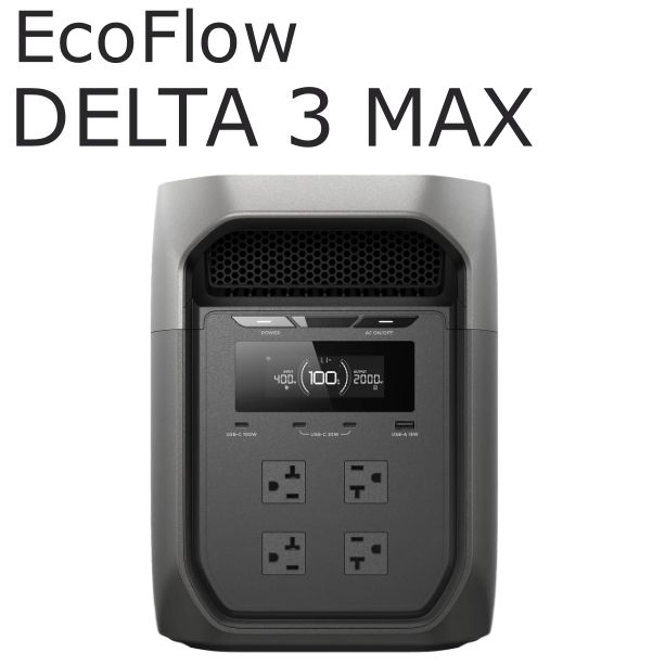 【発送日から6カ月間のメーカー保証付き】 EcOFlow DELTA Pro 3 発送日から6カ月間のメーカー保証付き】 EcOFlow DELTA Pro 3