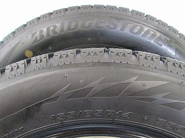 中古スタッドレス□155/65R14□4本□ブリヂストン□BLIZZAK VRX2