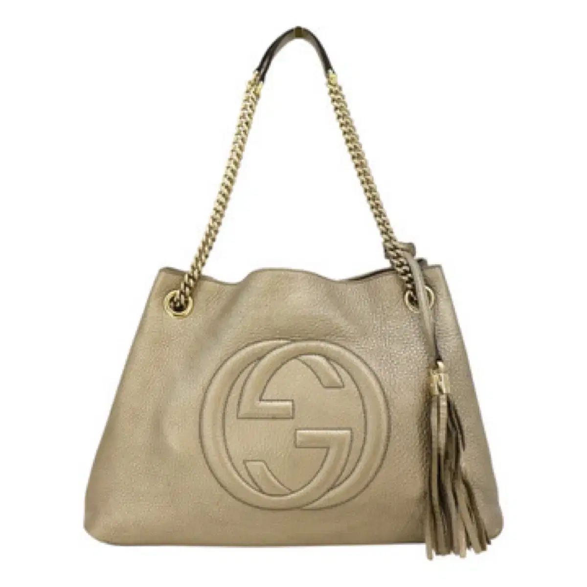 グッチ ソーホー タッセル ショルダーバッグ - GOLD COLOR
