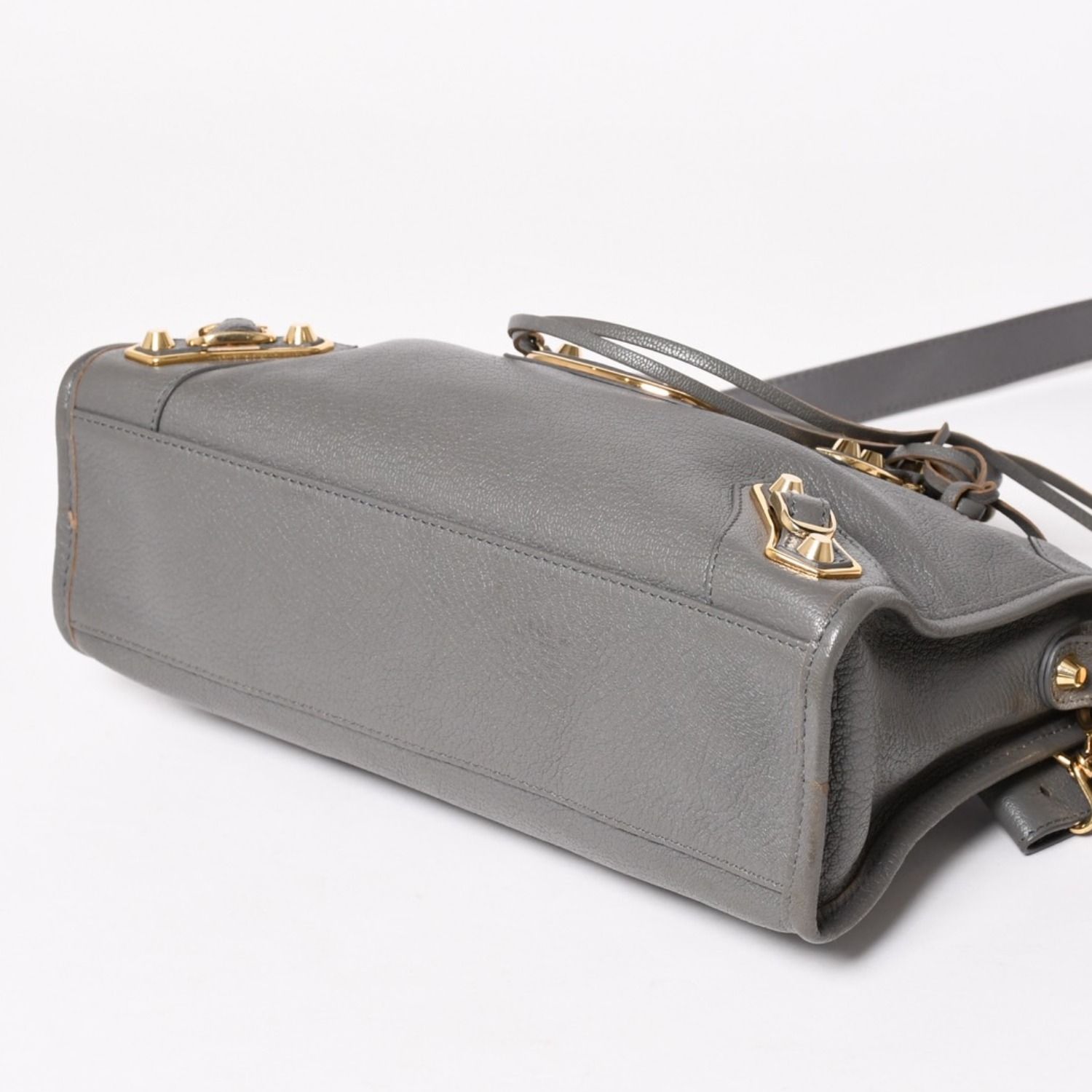極美品 BALENCIAGA バレンシアガ メタリック エッジ シティ