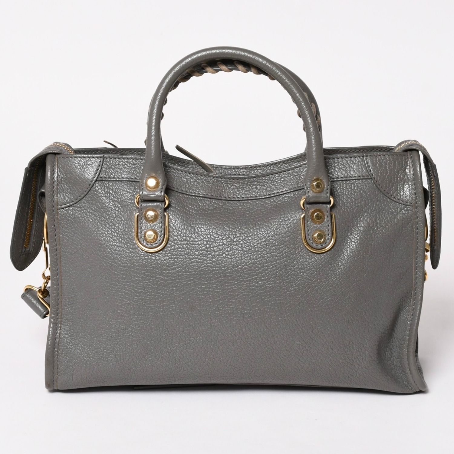 極美品 BALENCIAGA バレンシアガ メタリック エッジ シティ
