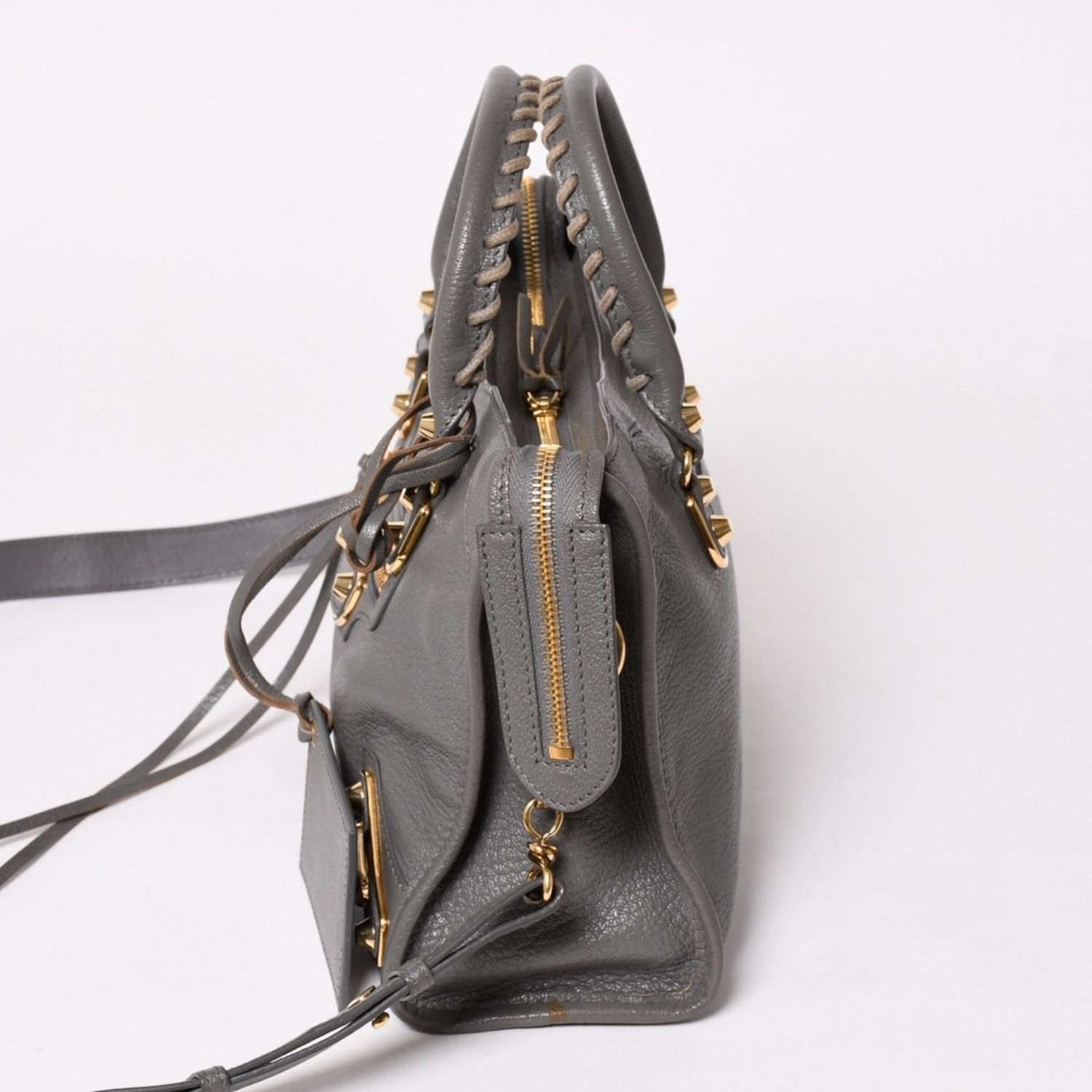 極美品 BALENCIAGA バレンシアガ メタリック エッジ シティ