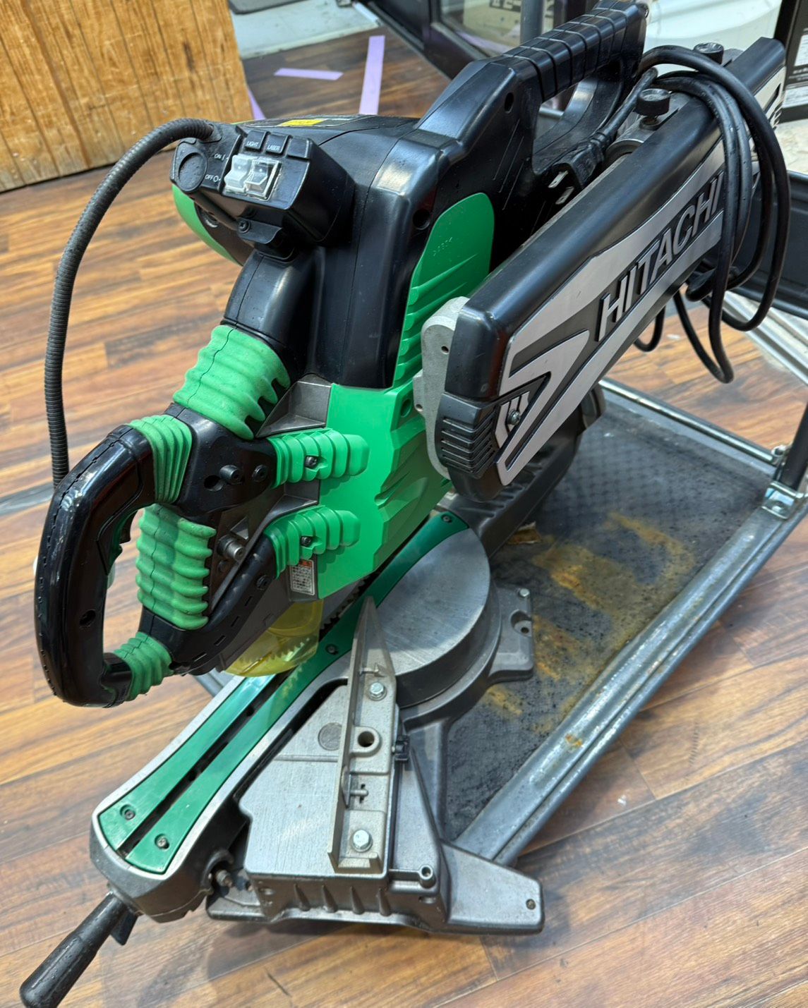 S00955 日立工機　卓上スライド丸のこ　C12RSH 305mm大型丸のこ　良品