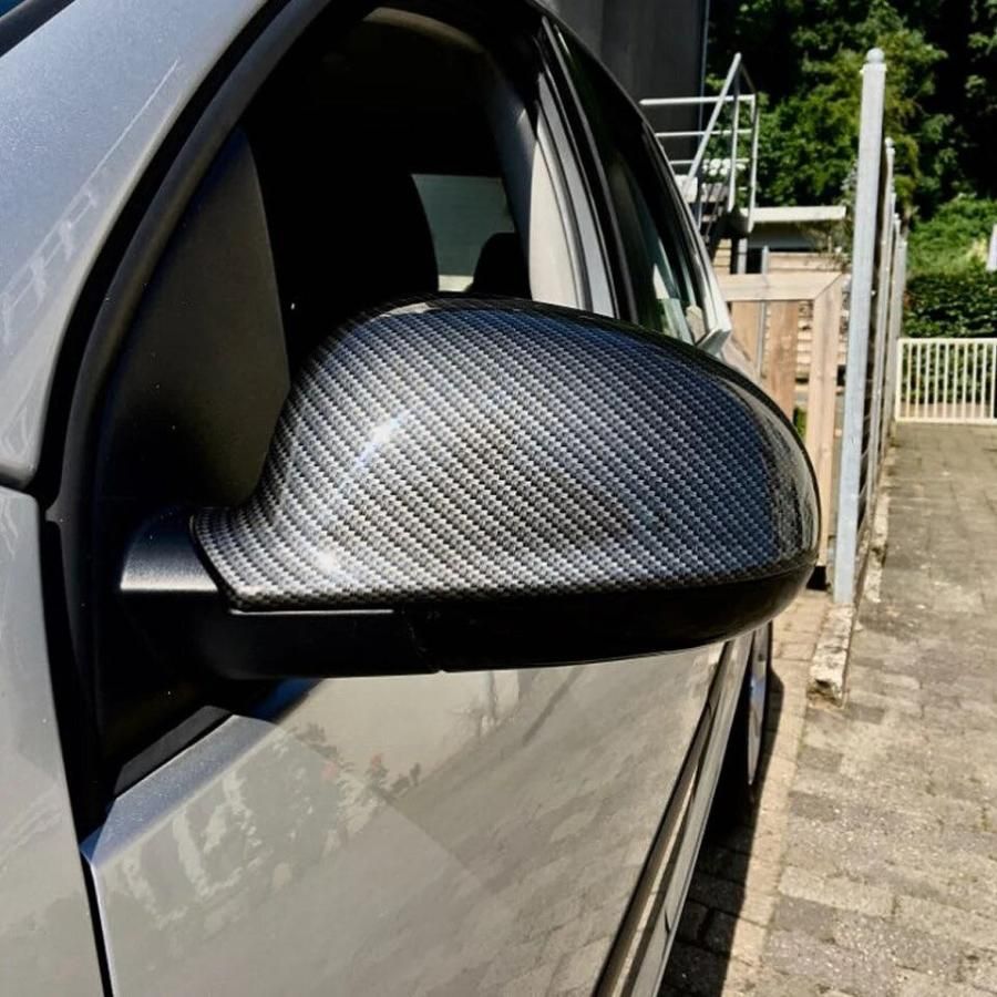 スポーティ全開♪ カーボン ルック ドアミラー カバー パサート セダン 2.0 2.0TSI V6 4モーション スポーツライン コンフォートライン b3076