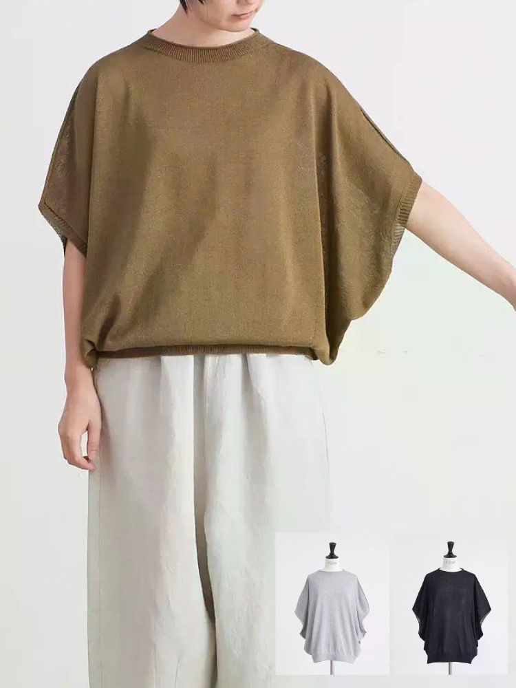HEAVENLY(ヘブンリー) Paper Yarn Knit Dolman Pullover ぺーパー ヤーン ニット ドルマン プルオーバー