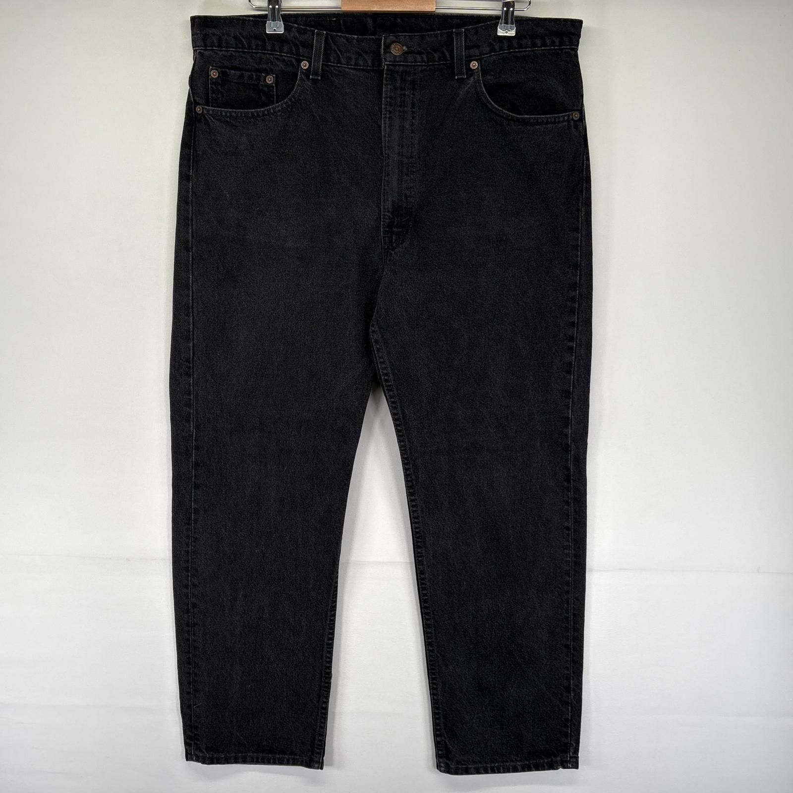 古着 90's/90年代 リーバイス Levi's USA製 デニム パンツ Gパン 5ポケット 大きいサイズ 505 W40 L30 ブラック系 メンズ