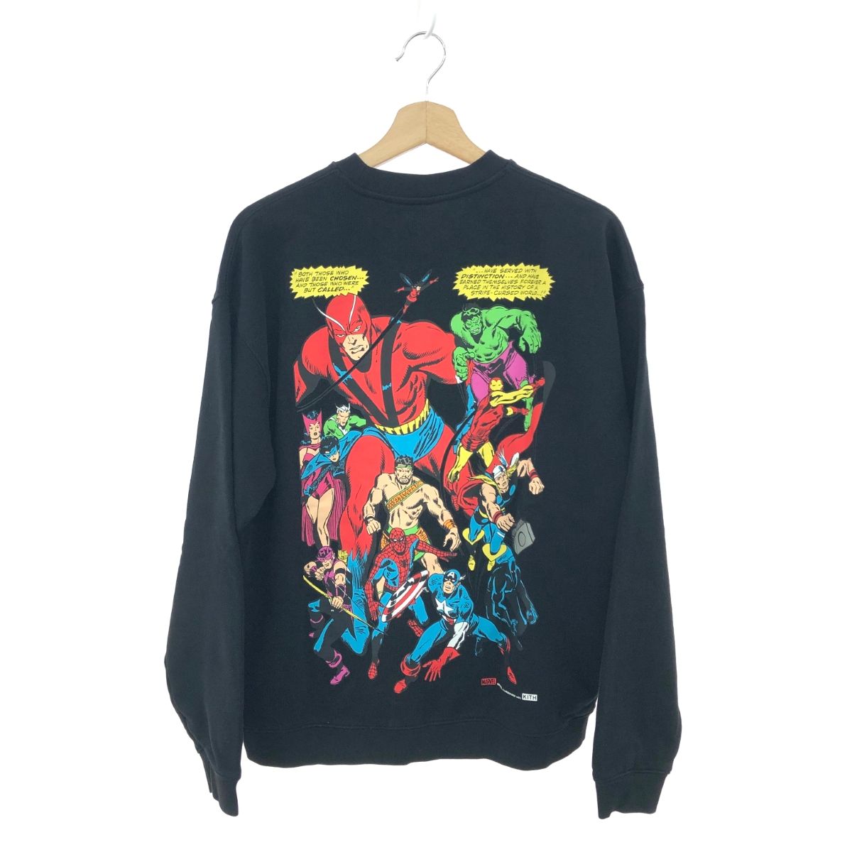 KITH キス スウェット/SPIDER-MAN サイズ:S MARVEL ブラック メンズ