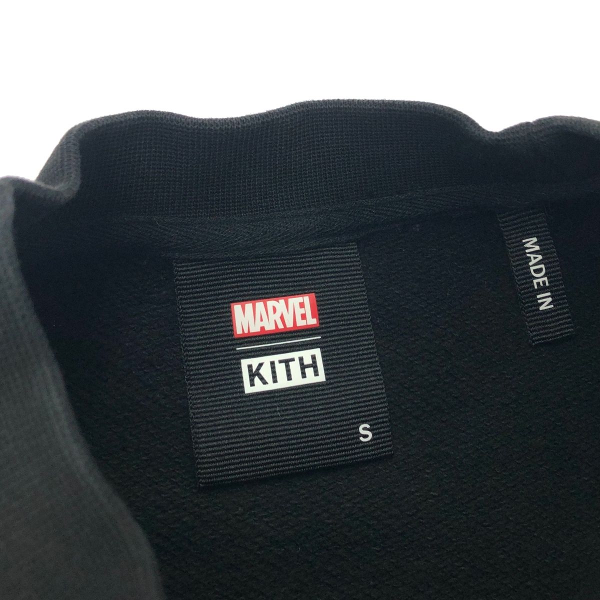 KITH キス スウェット/SPIDER-MAN サイズ:S MARVEL    ブラック メンズ / 241011012860 KITH キス スウェット/SPIDER-MAN サイズ:S MARVEL ブラック メンズ
