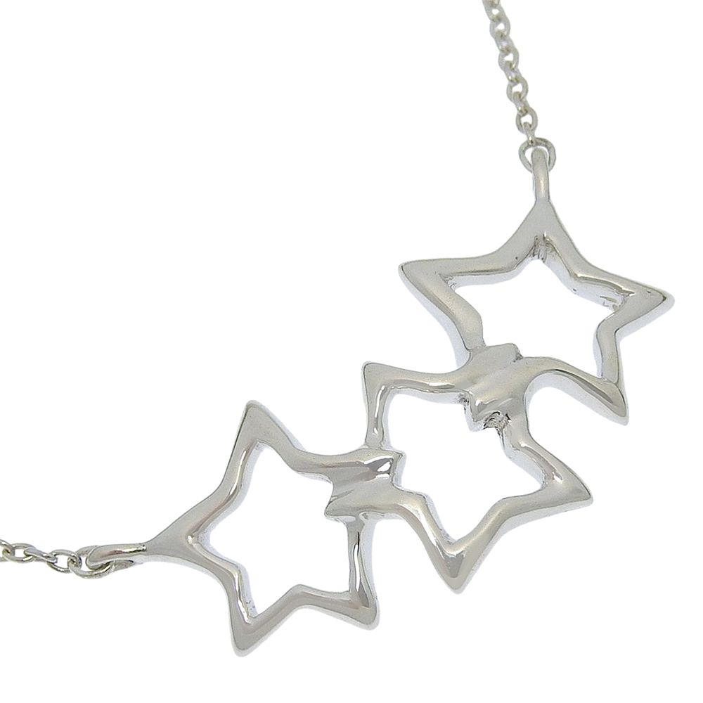 【TIFFANY&Co.】ティファニー トリプルスター シルバー925 レディース 2.4g ネックレス