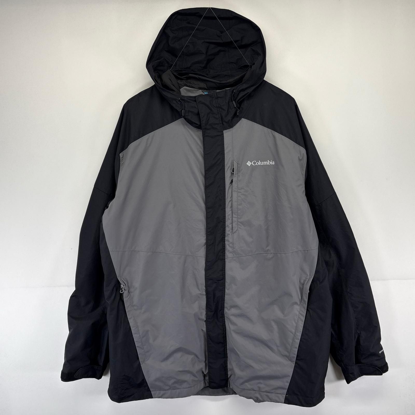 Columbia マウンテンパーカー ジャケット XL 黒/グレー Columbia
