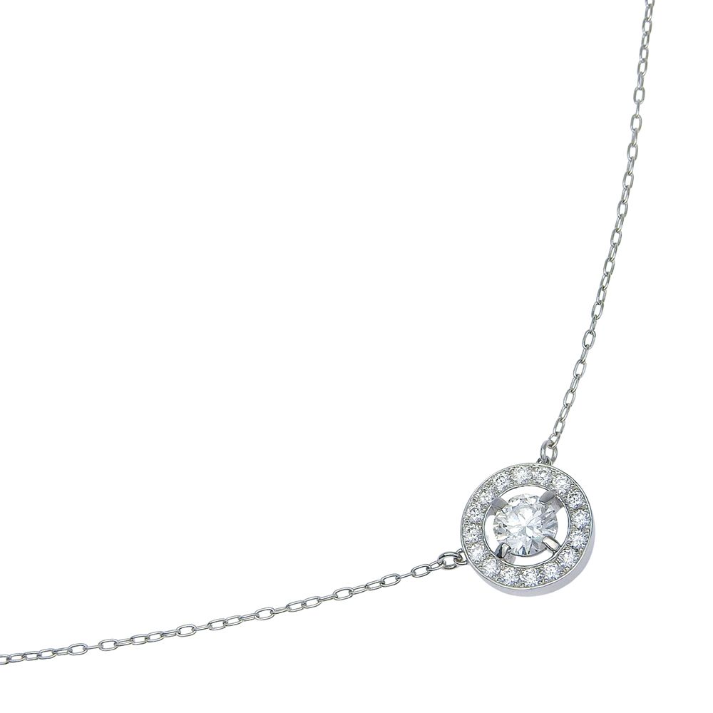 Ptプラチナ×ダイヤモンド 0.512/0.23 レディース 3.8g ネックレス