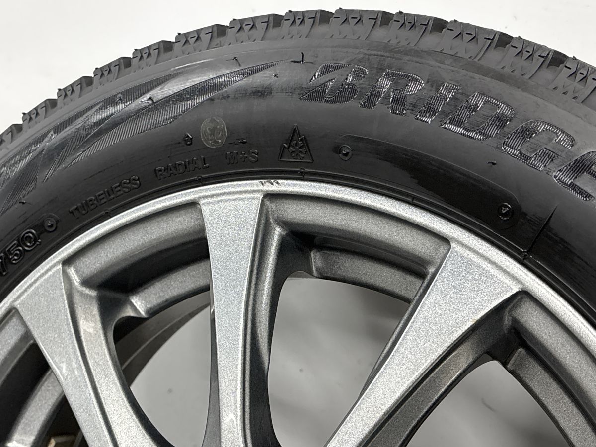 美品 バリ溝】エクシーダー 14in 4.5J +45 PCD100 ブリヂストン