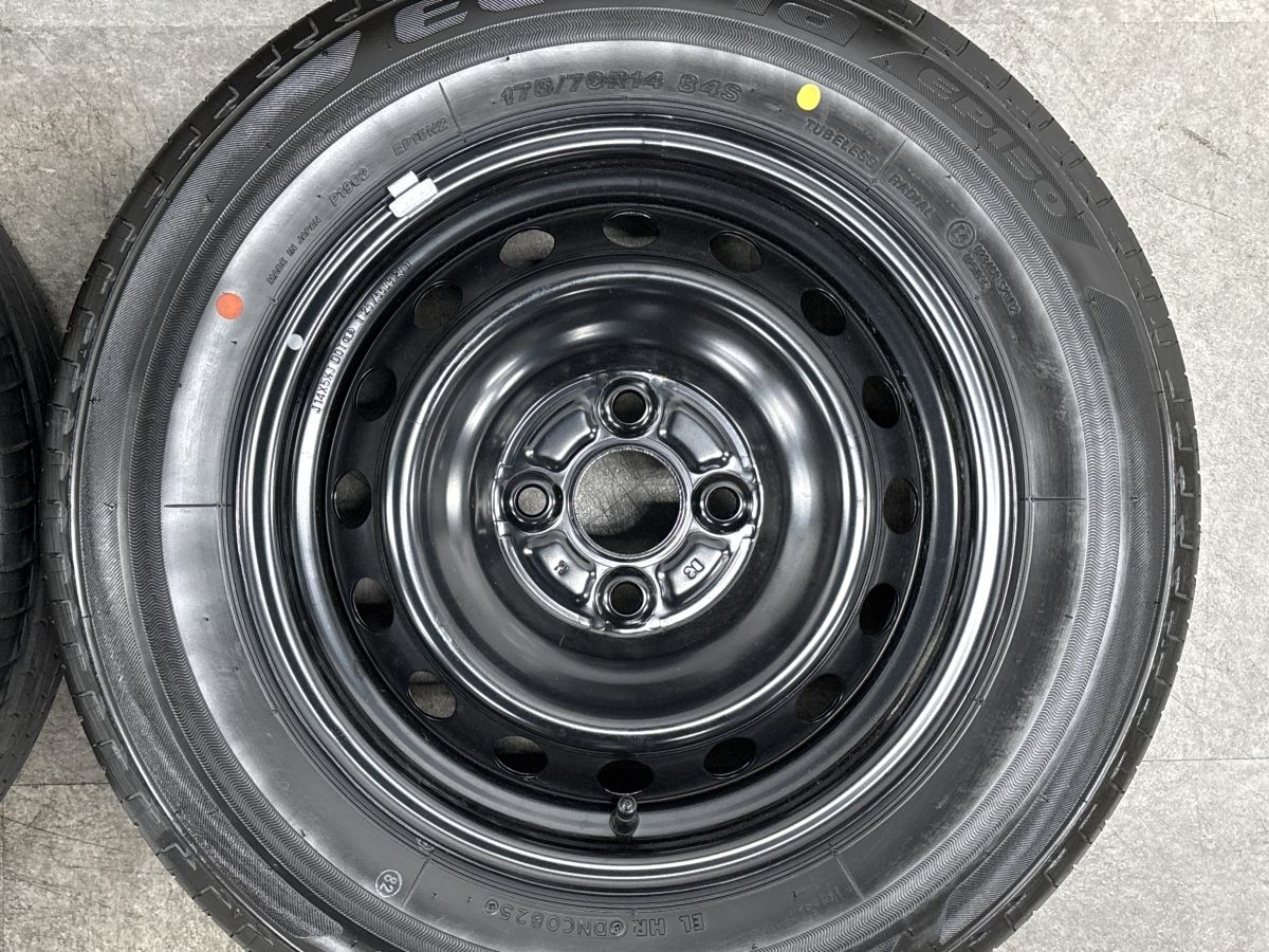 新車外し品】トヨタ ヤリス 純正 スチール 14in 5.5J +40 PCD100