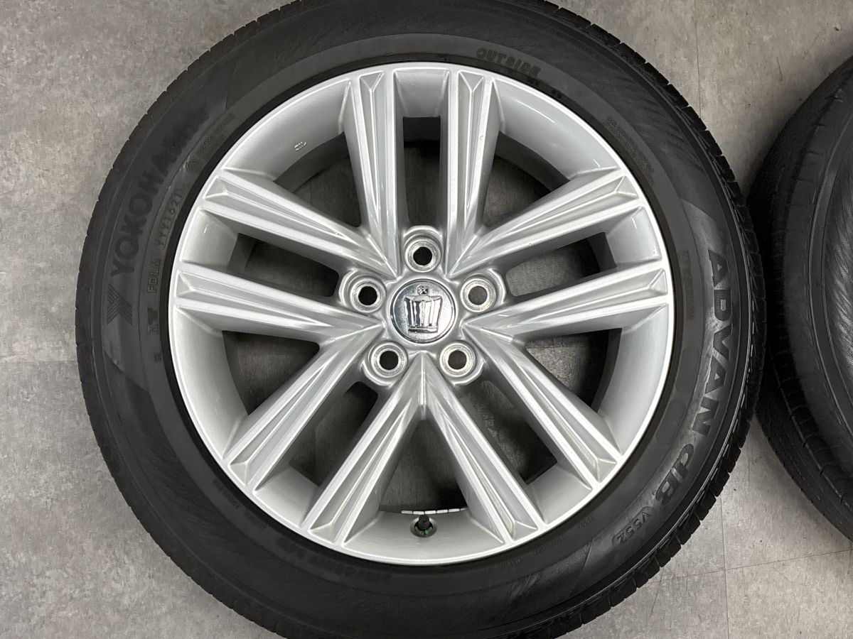 トヨタ 210系 クラウン アスリート純正 215/55R17 夏タイヤ カムリ 交換用に】トヨタ 210 クラウン アスリート 純正 17in 7.5J +40 PCD114
