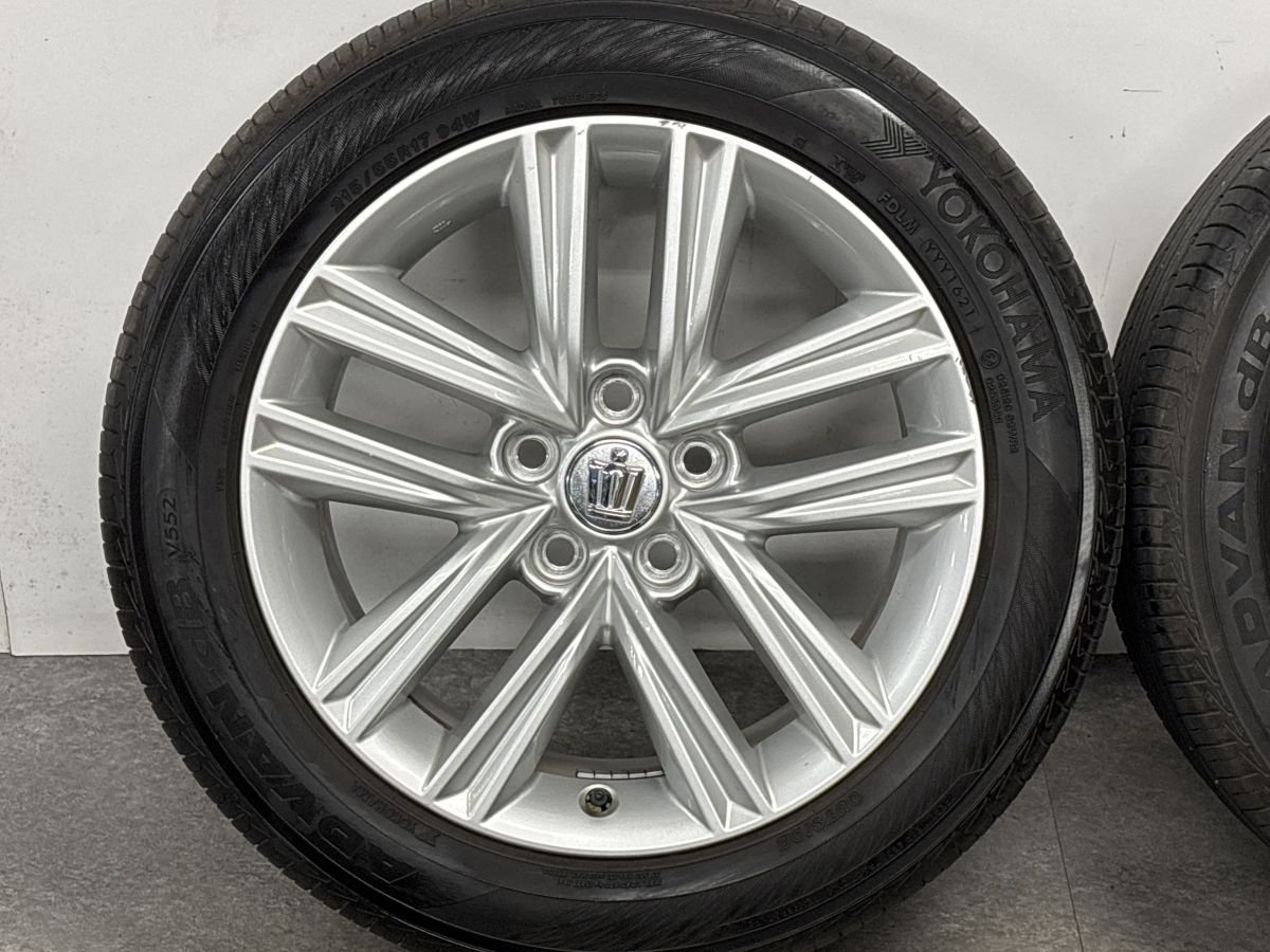 交換用に】トヨタ 210 クラウン アスリート 純正 17in 7.5J +40 PCD114