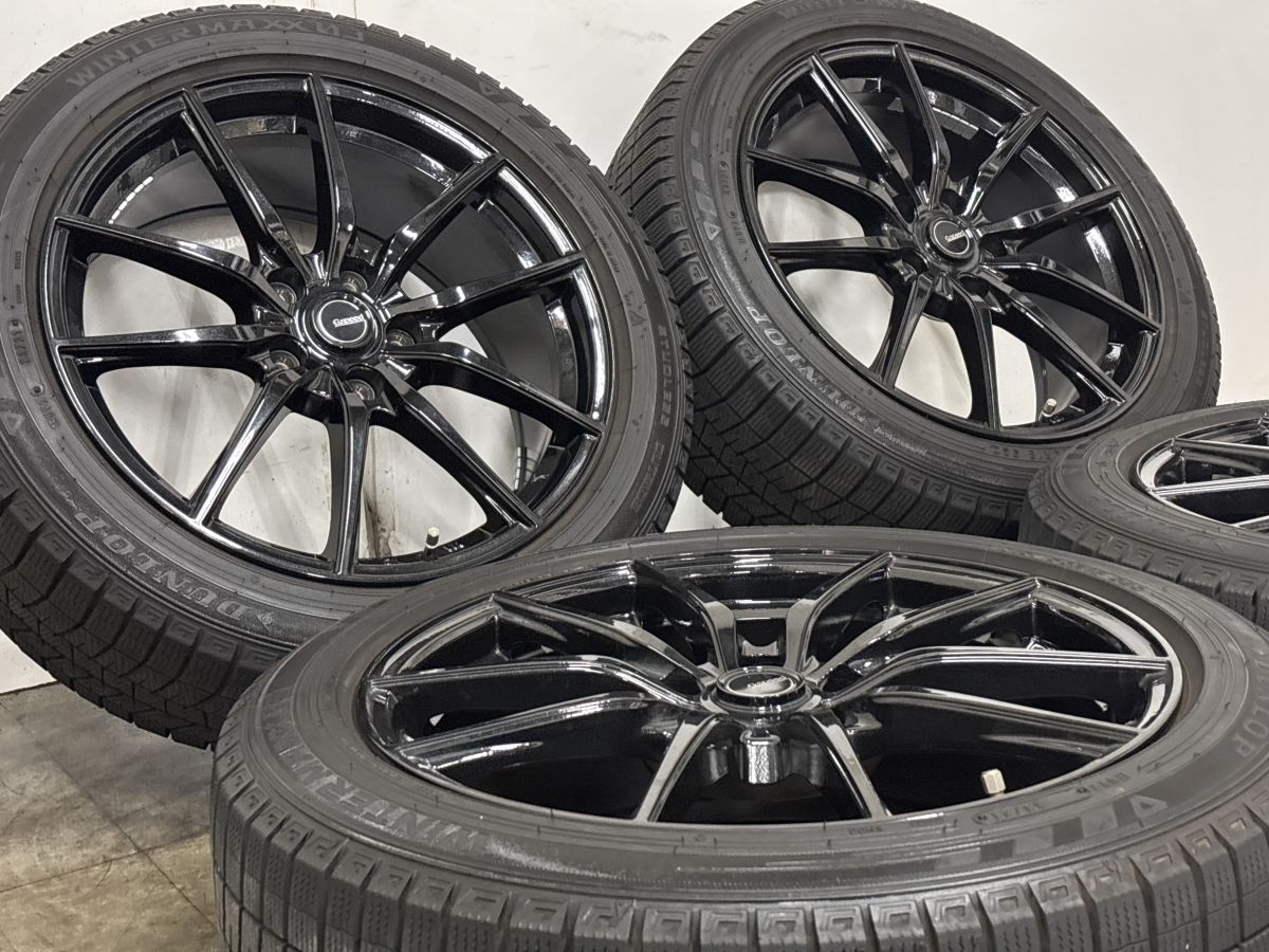 良好品】Gスピード 18in 7.5J +48 PCD114.3 ダンロップ ウィンター