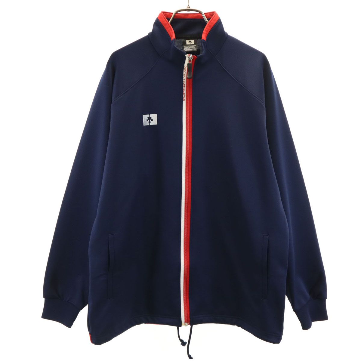 DESCENTE デサント トラックジャケット L ネイビー ジャージ メンズ