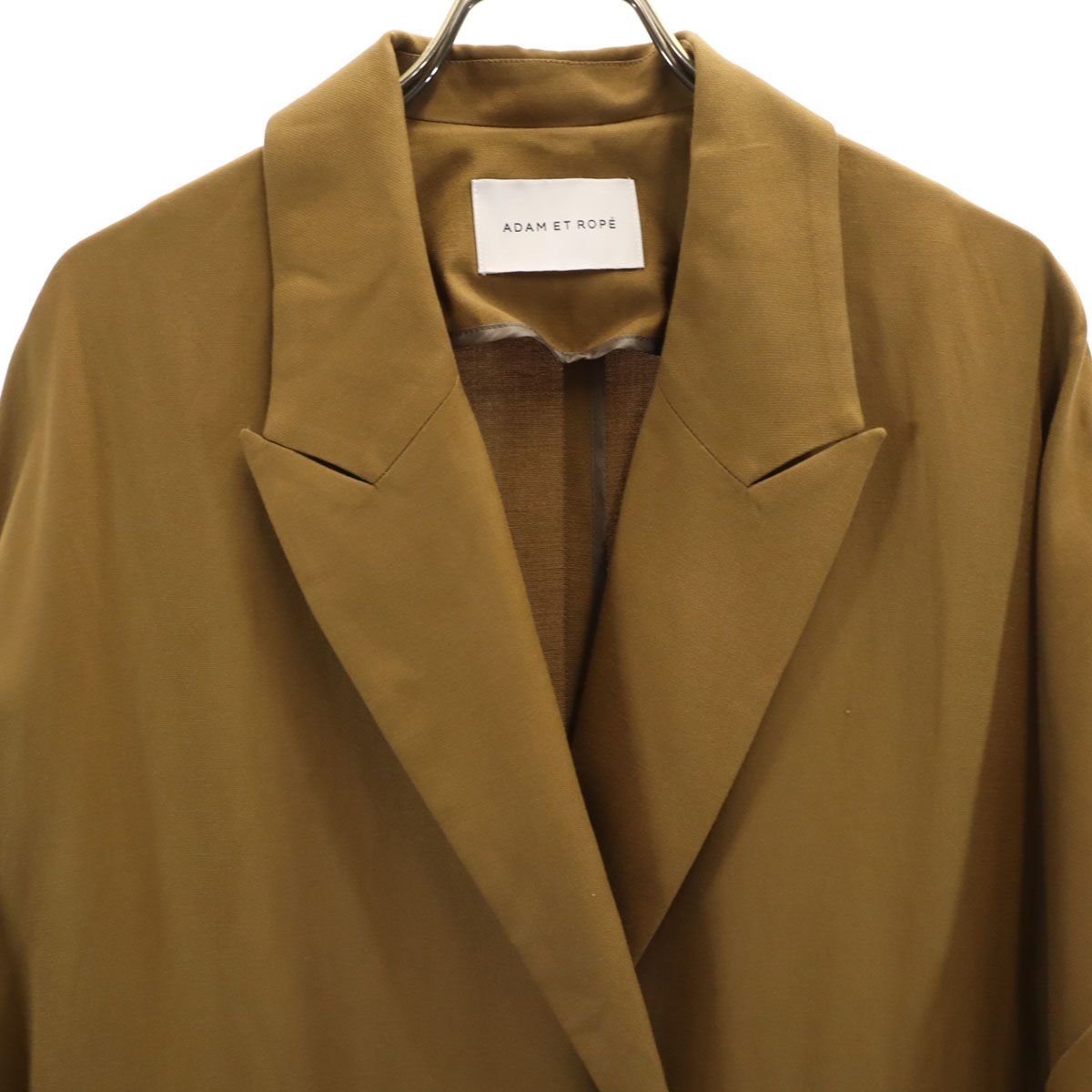 【クリーニング済】アダムエロペ ダブルブレストジャケット 美品 Adam et Rope' アダムエロペ ダブルブレスト ジャケット F