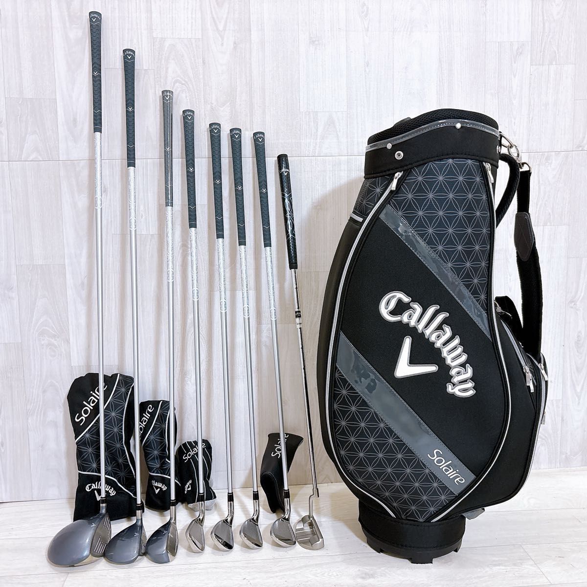 【美品★おまけ付き】　キャロウェイ　ゴルフセット　レディース　ソレイユ 美品 Callaway Solaire キャロウェイ ソレイユ レディースゴルフセット