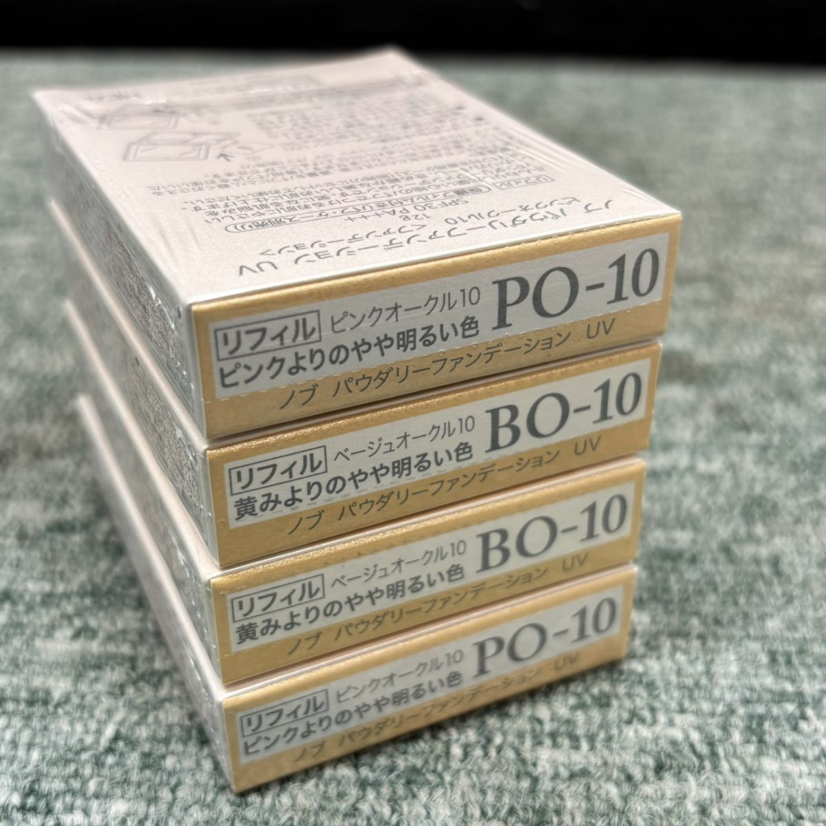 ◎ 【未使用／4個セット】 ノブ パウダリーファンデーション UV ピンク