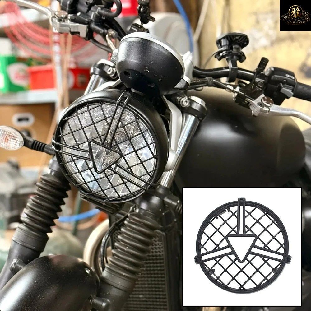 トライアンフ ボンネビル T100 T120 オートバイ用ヘッドライトプロテクター ヘッドライトグリルメッシュプロテクター