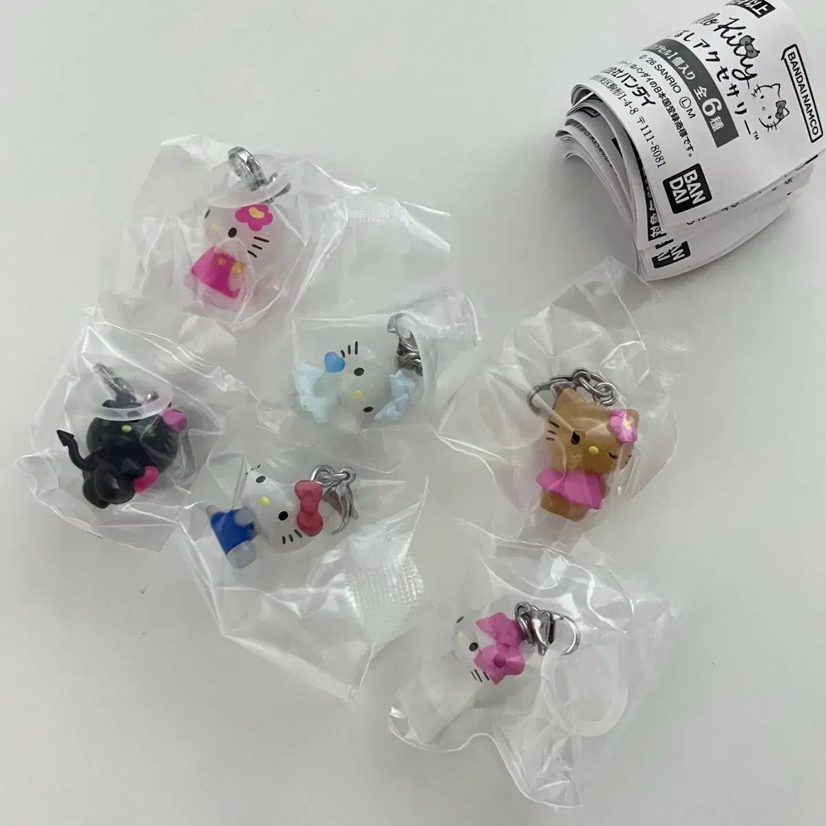 ハローキティ めじるし ガチャ キティ めじるし ガチャ 6種 まとめ出品