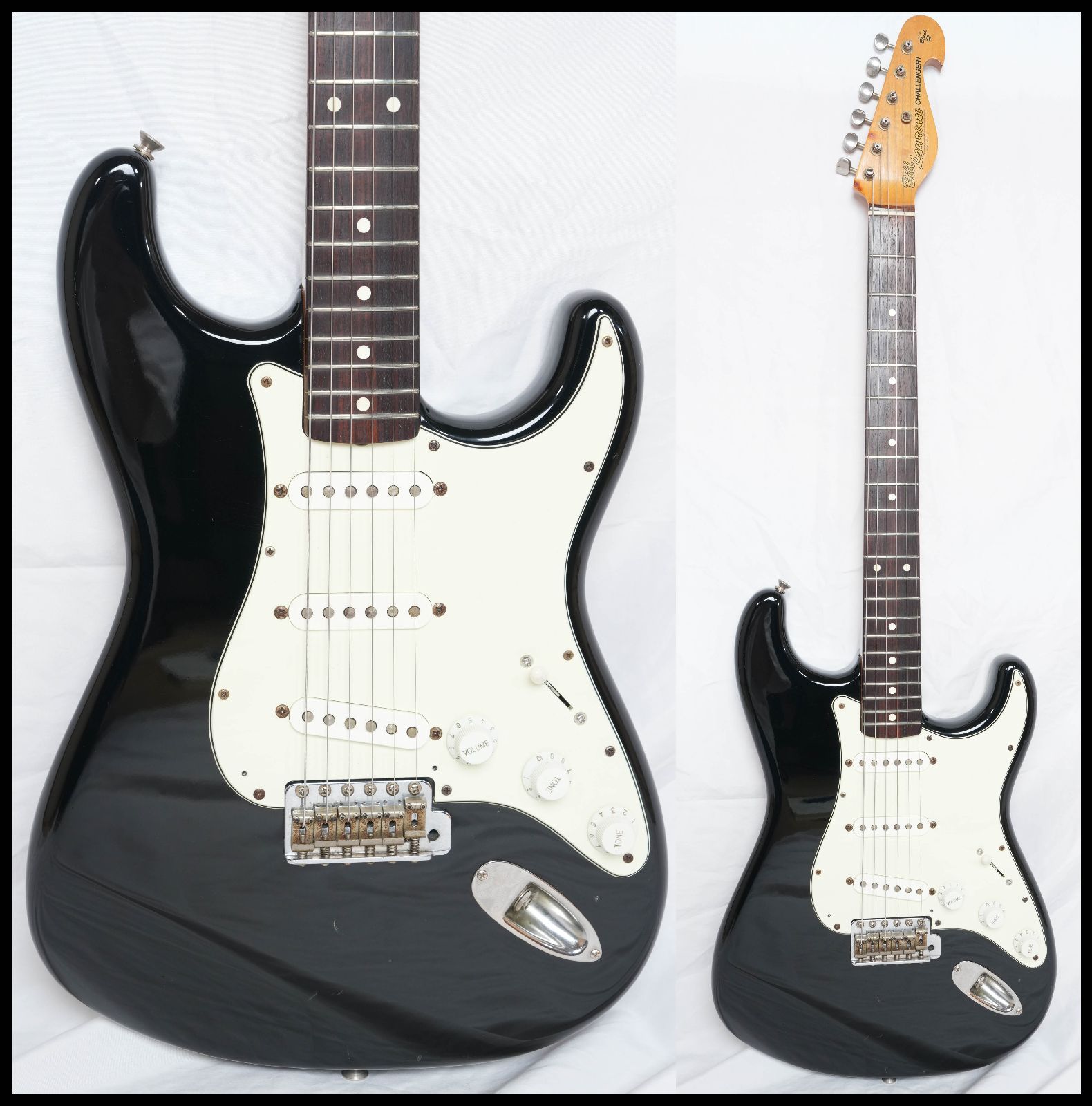★Bill Lawrence CHALLENGER-I Black 62 BCIR 80年代 日本製 ストラトキャスター★