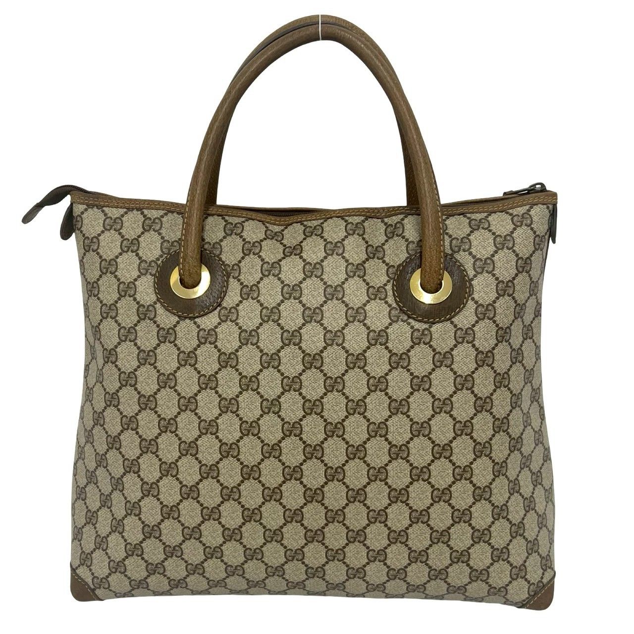 GUCCI GG柄 ハンドバッグ オールドグッチ ヴィンテージ 極 美品 GUCCI グッチ オールドグッチ ヴィンテージ GG 柄 ロゴ 金具