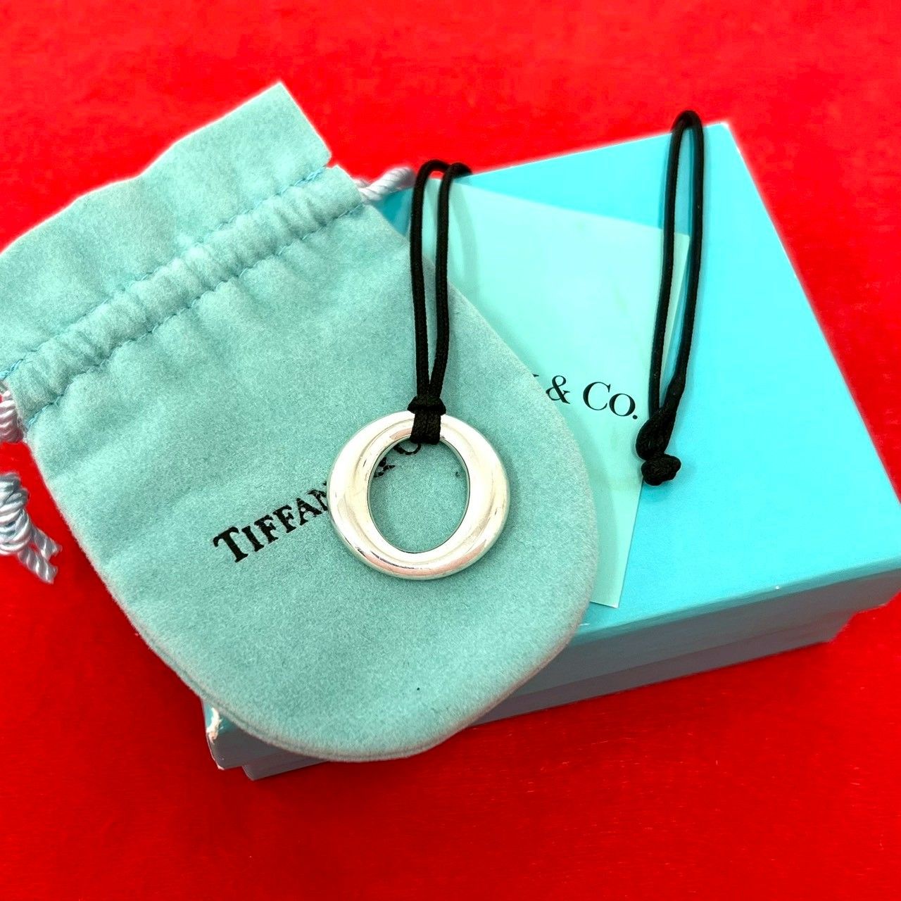 極 美品 箱 袋付 TIFFANY&Co. ティファニー セビアナ ネックレス
