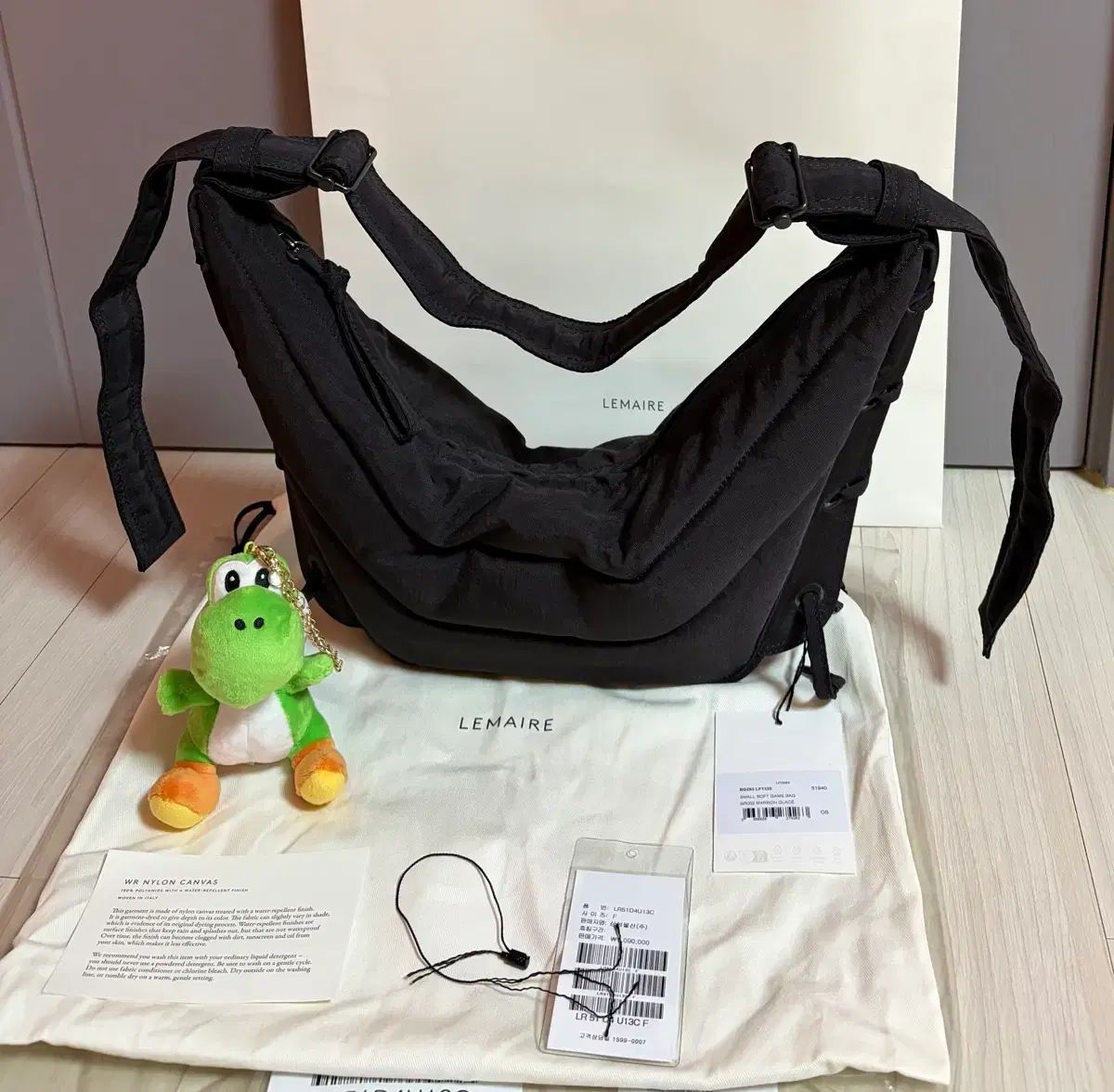 LEMAIRE ルメール ソフトゲームバッグ スモール マロン・グラッセ 出品 64,716円