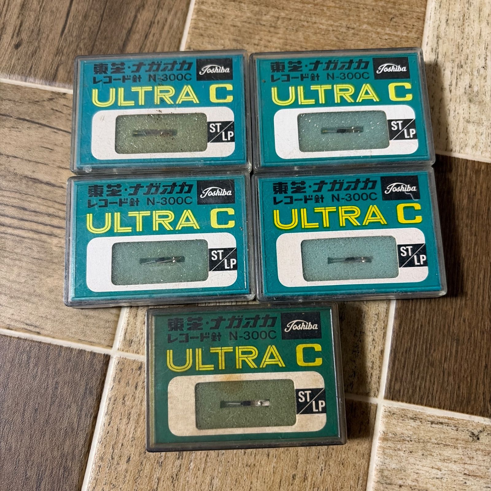 未使用 東芝 ナガオカ レコード針 5個セット 交換針 ULTRA・C ウルトラ