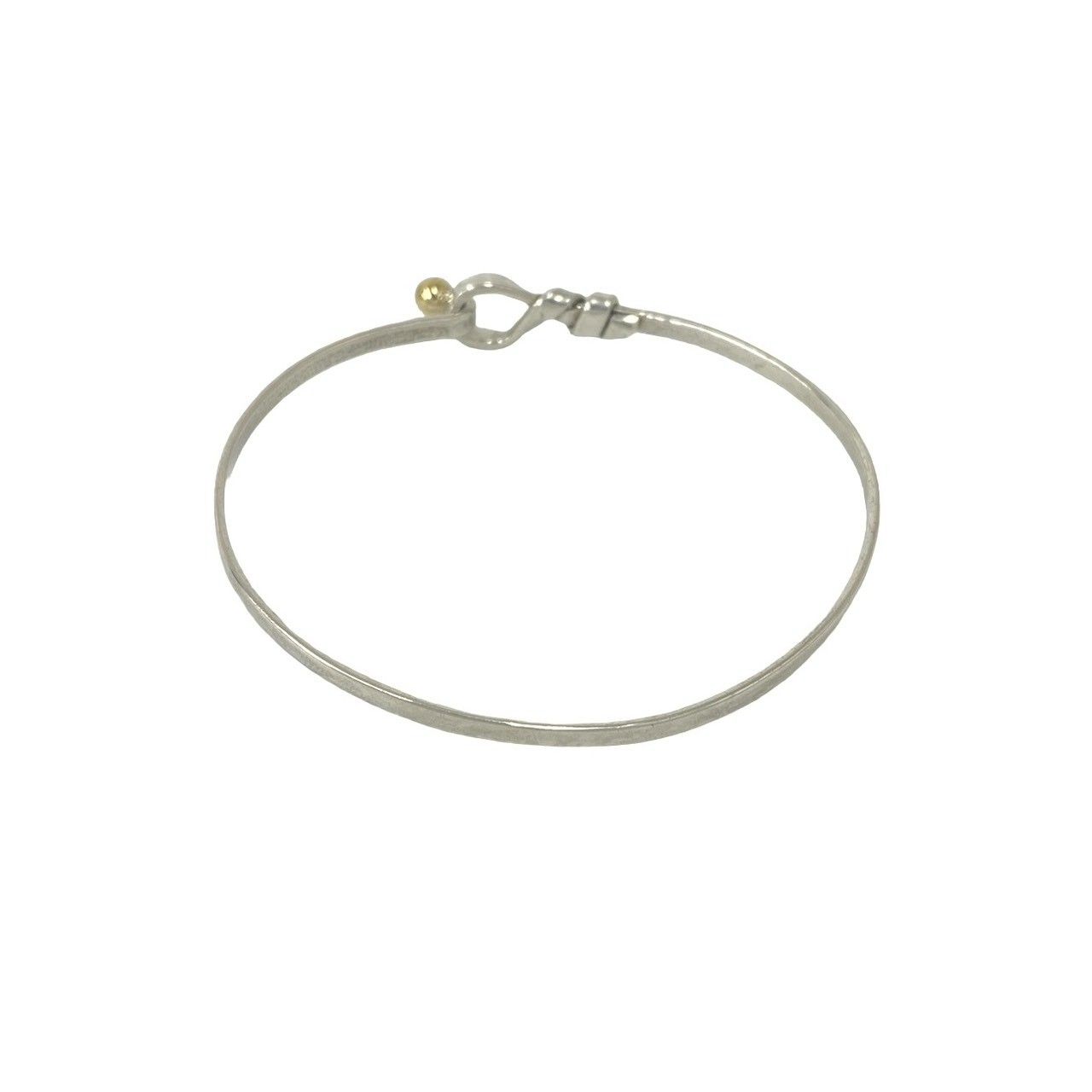 極 美品 TIFFANY&Co. ティファニー フック＆アイ バングル シルバー925