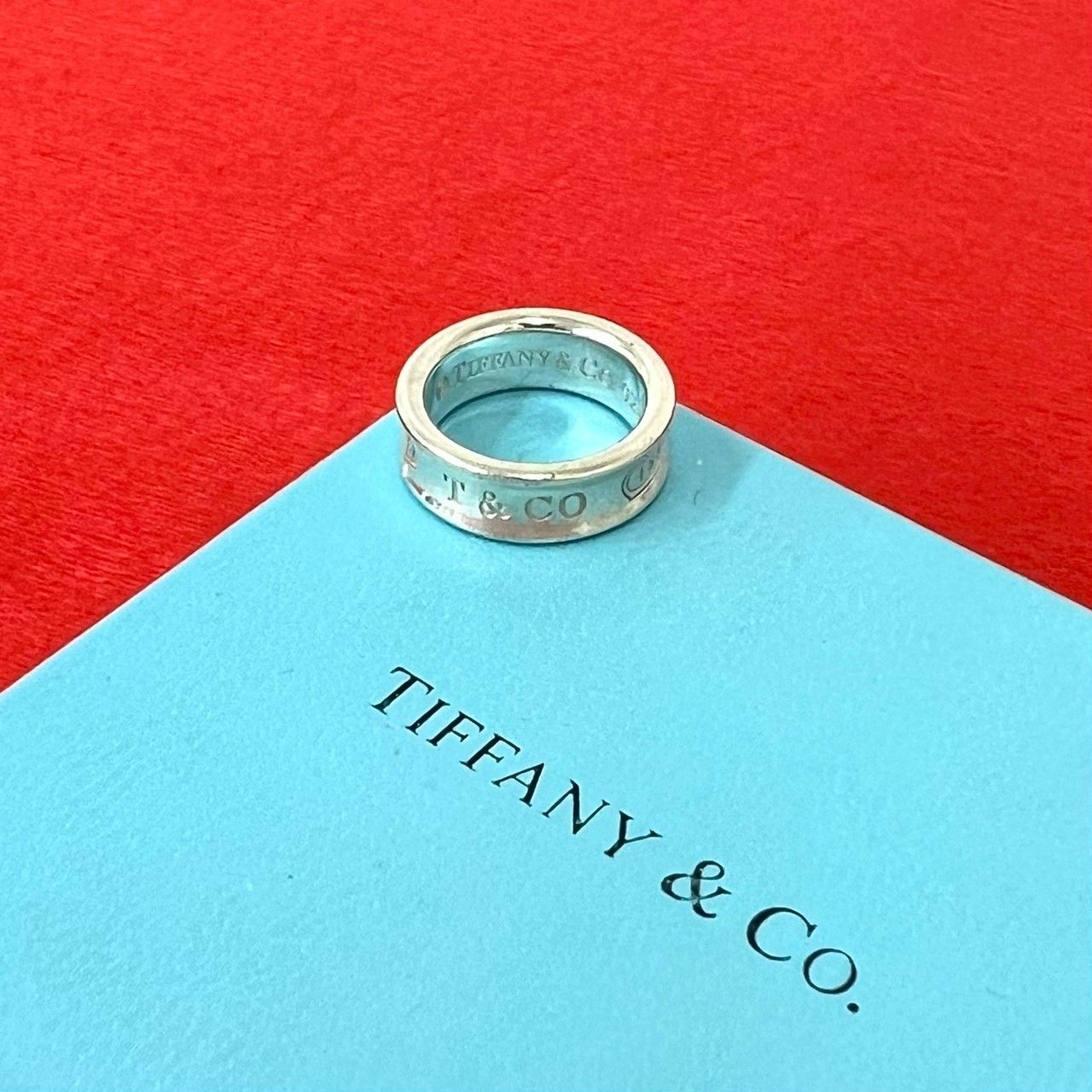 極 美品 TIFFANY&Co. ティファニー ヴィンテージ ナロー リング