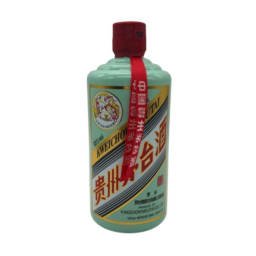 貴州茅台酒 天女ラベル 薄緑ボトル 2022年 500ml 53% - メルカリ