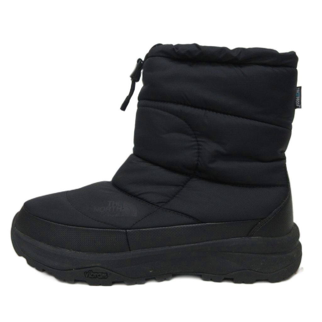 ザノースフェイス THE NORTH FACE Nuptse Bootie WP VII ヌプシ ブーティ ウォータープルーフウィンターブーツ US8 黒 ブラック