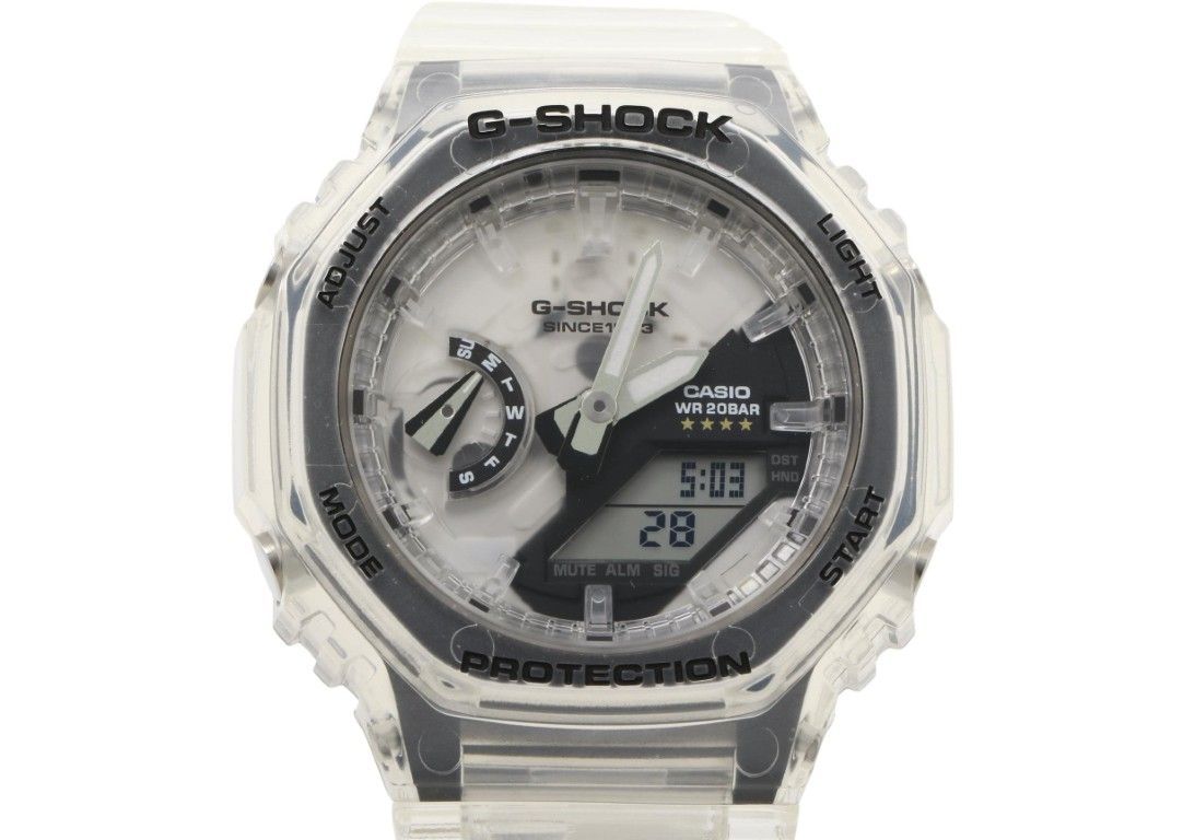 CASIO カシオ 時計 G-SHOCK ANALOG-DIGITAL WOMEN 40th Anniversary CLEAR REMIX GMA-S2140RX-7AJR ブラック クリア系 カーボンファイバー強化樹脂／樹脂 レディース