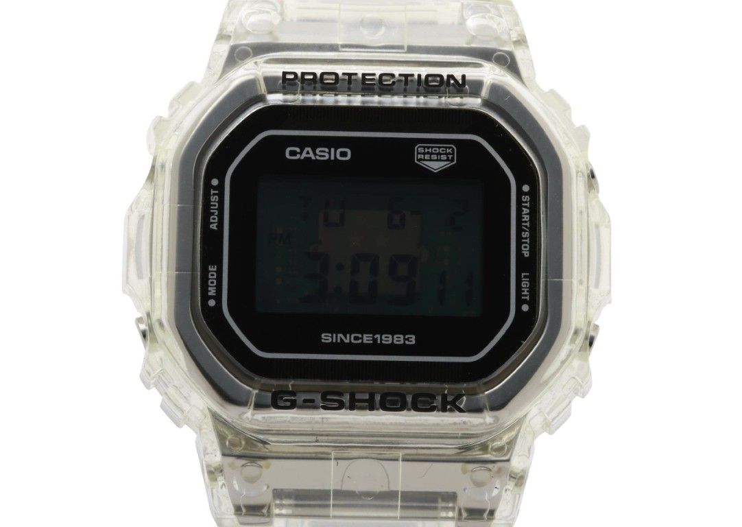 CASIO カシオ 時計 G-SHOCK DIGITAL 5000 SERIES 40th Anniversary CLEAR REMIX DW-5040RX-7JR ブラック クリア系 ステンレススチール／樹脂 メンズ デジタル 超美品