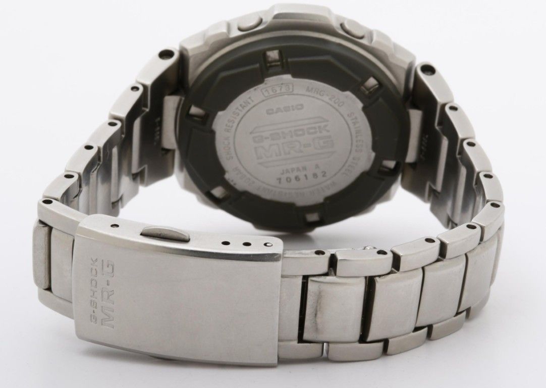 CASIO カシオ 時計 G-SHOCK MR-G MRG-200 シルバー系 ステンレス