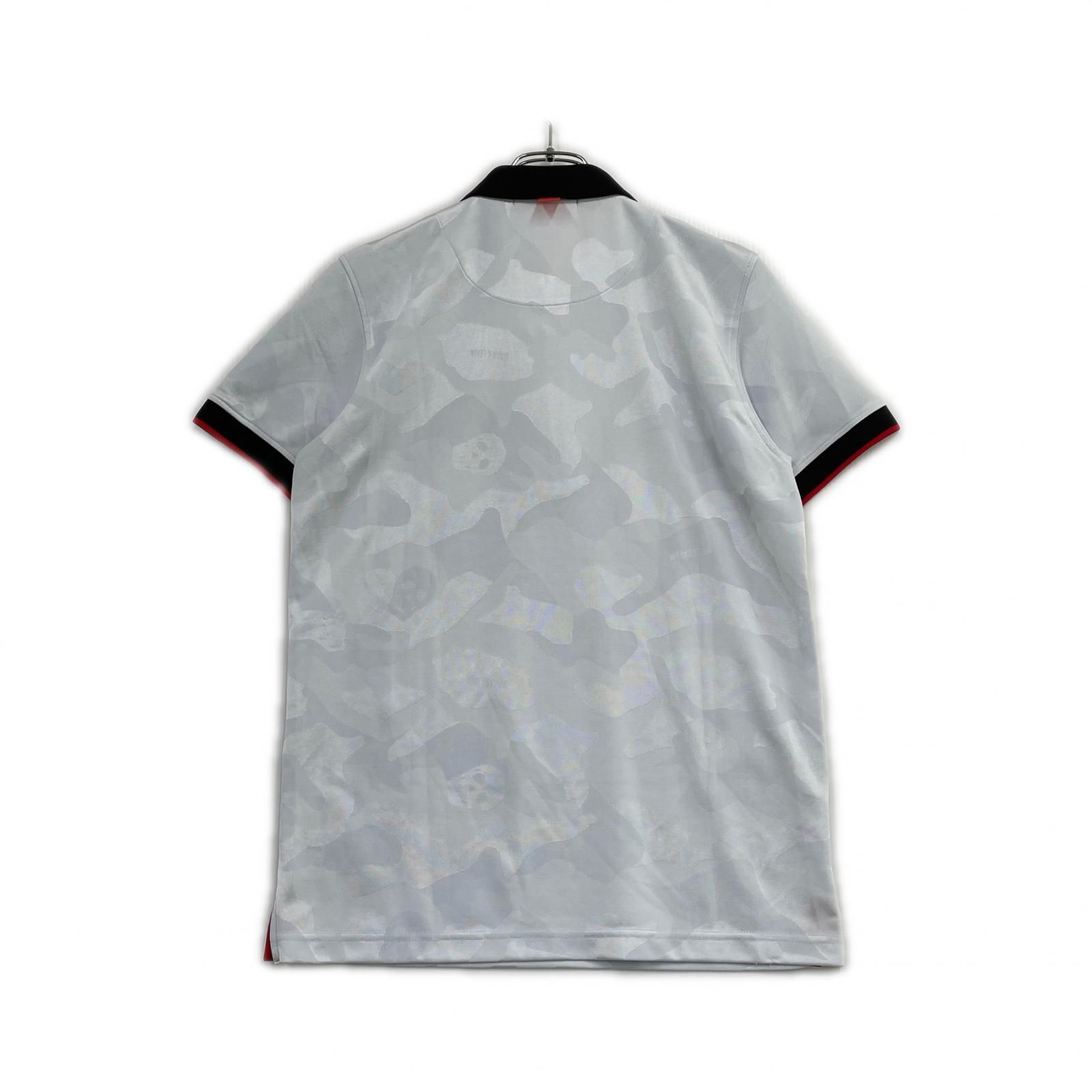 中古 メンズ マークアンドロナ MARK&LONA 半袖ポロシャツ 46(M) 水色系