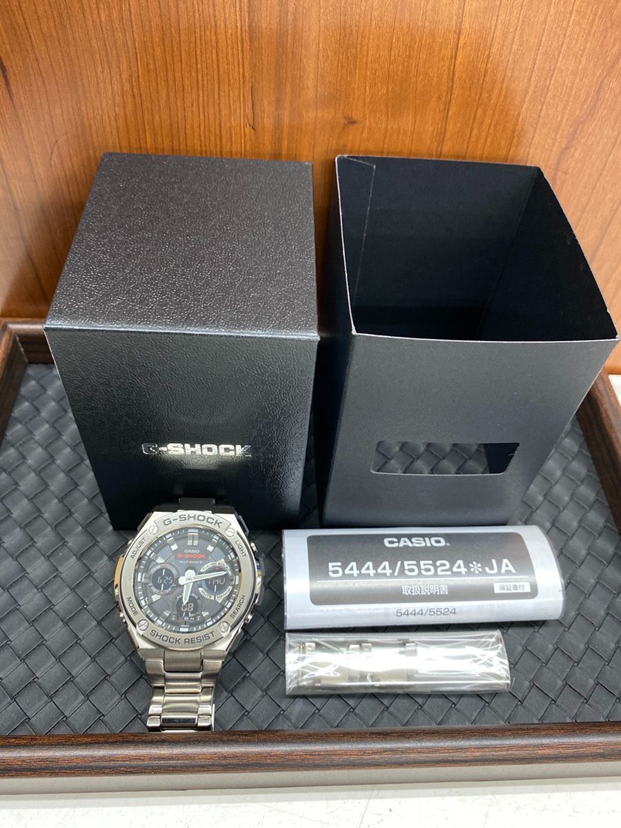 カシオ CASIO G-SHOCK ジーショック G-STEEL GST-W110D-1AJF