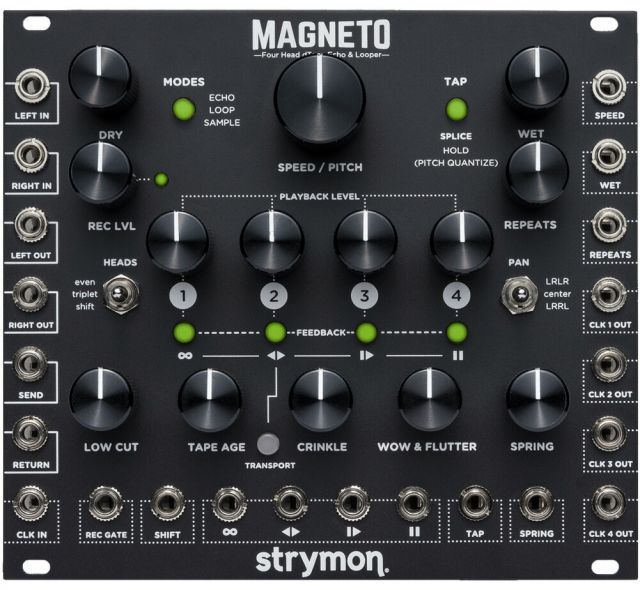 [strymon] MAGNETO [Four Head dTape Echo & Looper]