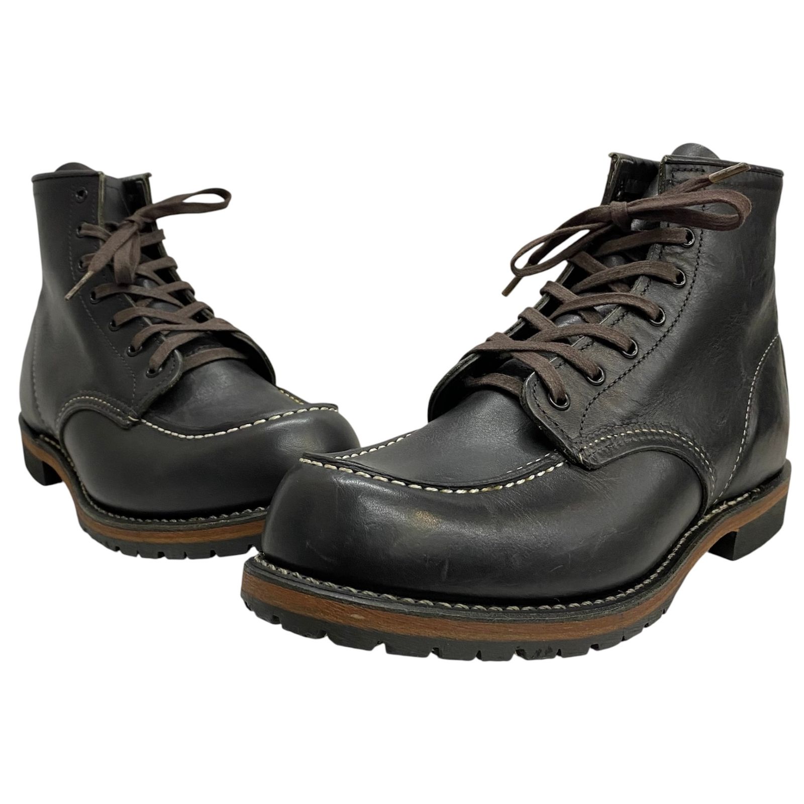 レッドウィング RED WING ベックマン 8 1/2D 9015 メンズ靴 ブーツ ワーク ブラック 26.5cmサイズ 201-shoes1837 VB