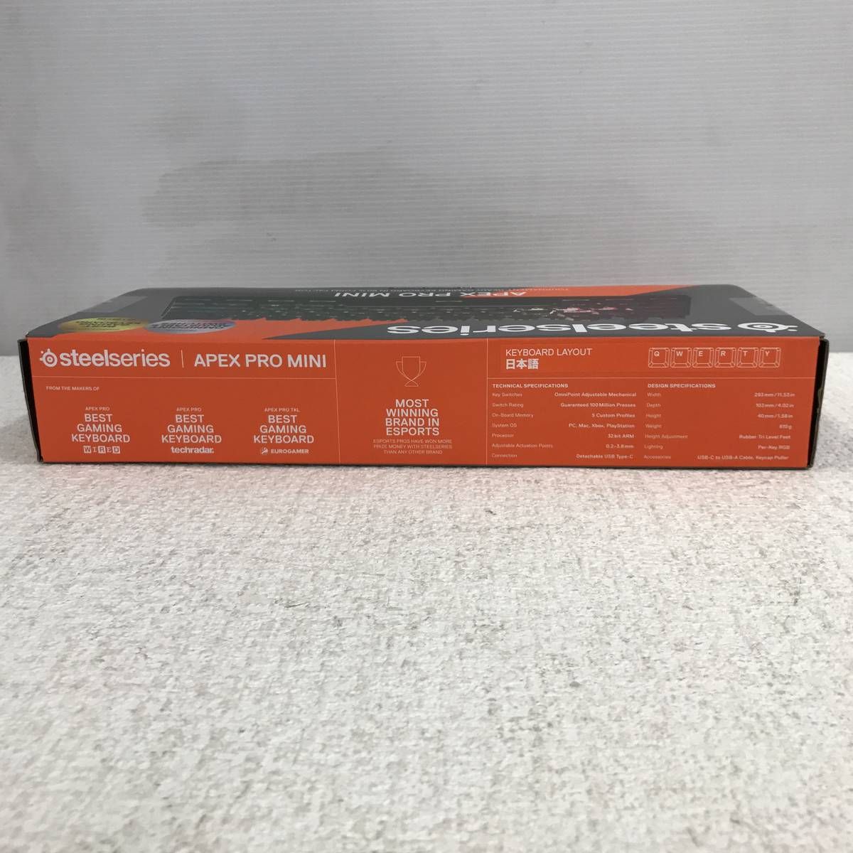 新品未開封 SteelSeries APEX PRO MINI ゲーミングキーボード - メルカリ