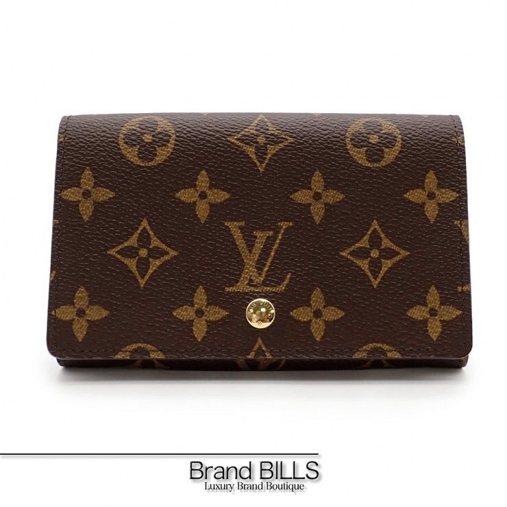 未使用品 LOUIS VUITTON ルイ・ヴィトン ポルトモネ･ビエ トレゾール 旧型 M61730 モノグラムキャンバス ブラウン レディース
