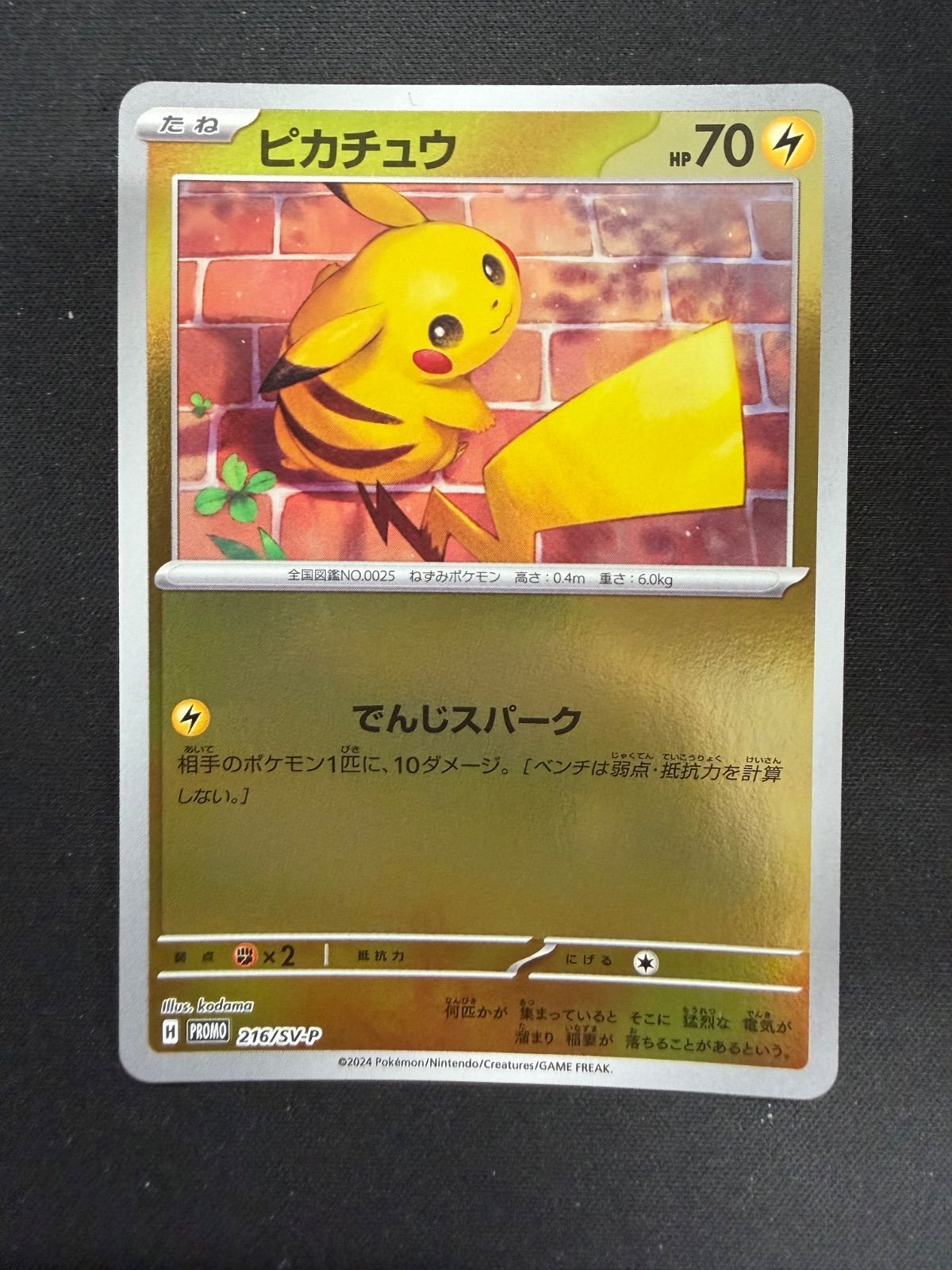 ポケモンカード ピカチュウ ミラー 夏がキタ 216/SV-P - メルカリ