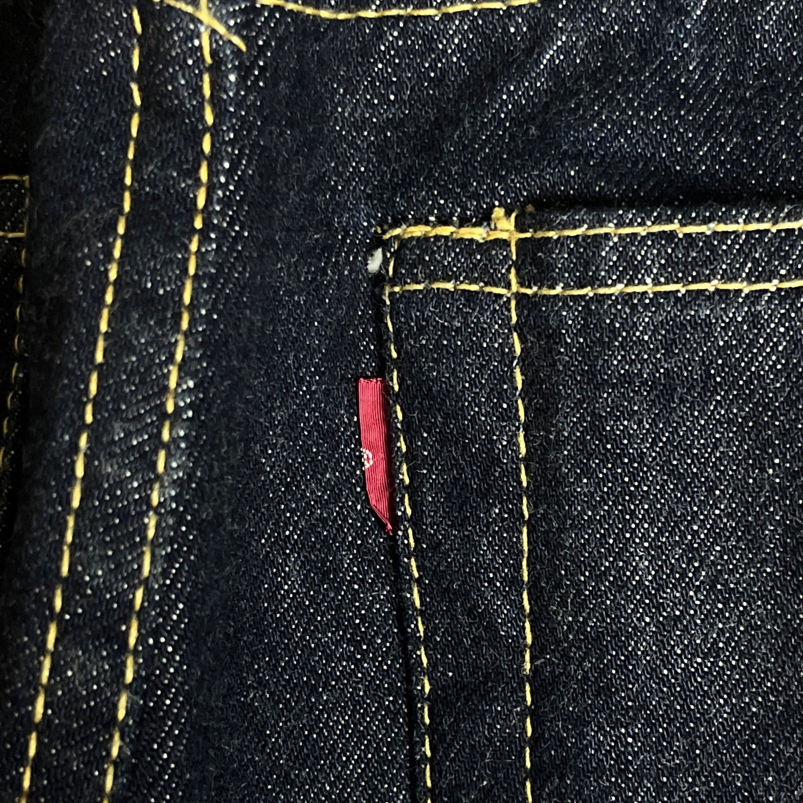 濃紺 W34】TCB JEANS 40's ネルポケット 赤タブ デニムパンツ TCB